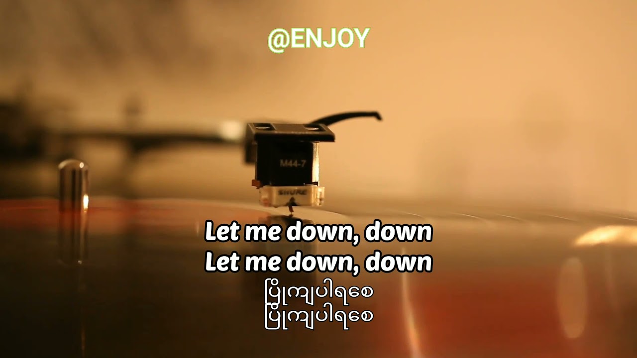 Let me down slowly - Alec Benjamin (lyric video : mmsub)