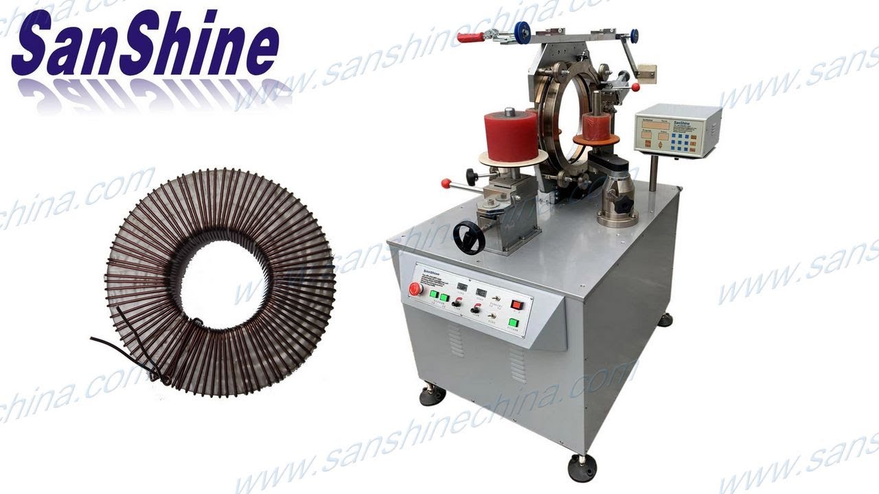 Automatic supper big toroid coil winding machinewire (SS1000 SS1001 SS1002 diameter 3.5mm)