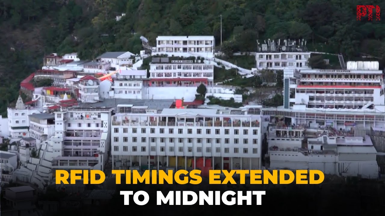 Katra: Vaishno Devi Shrine Board extends RFID card timings to midnight for pilgrims&rsquo; convenience
