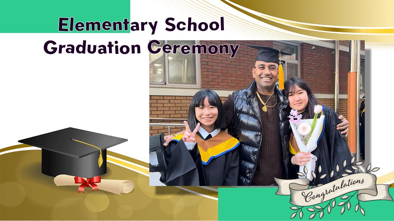 Elementary School Graduation Ceremony 🎓 | KOREAN PUNJABAN