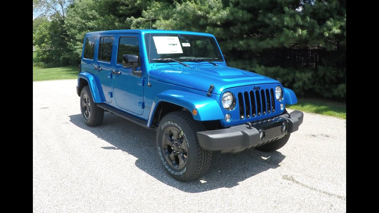 2015 Jeep Wrangler Unlimited Sahara Altitude Blue | Jeep Dealer Martinsville, IN | 18026