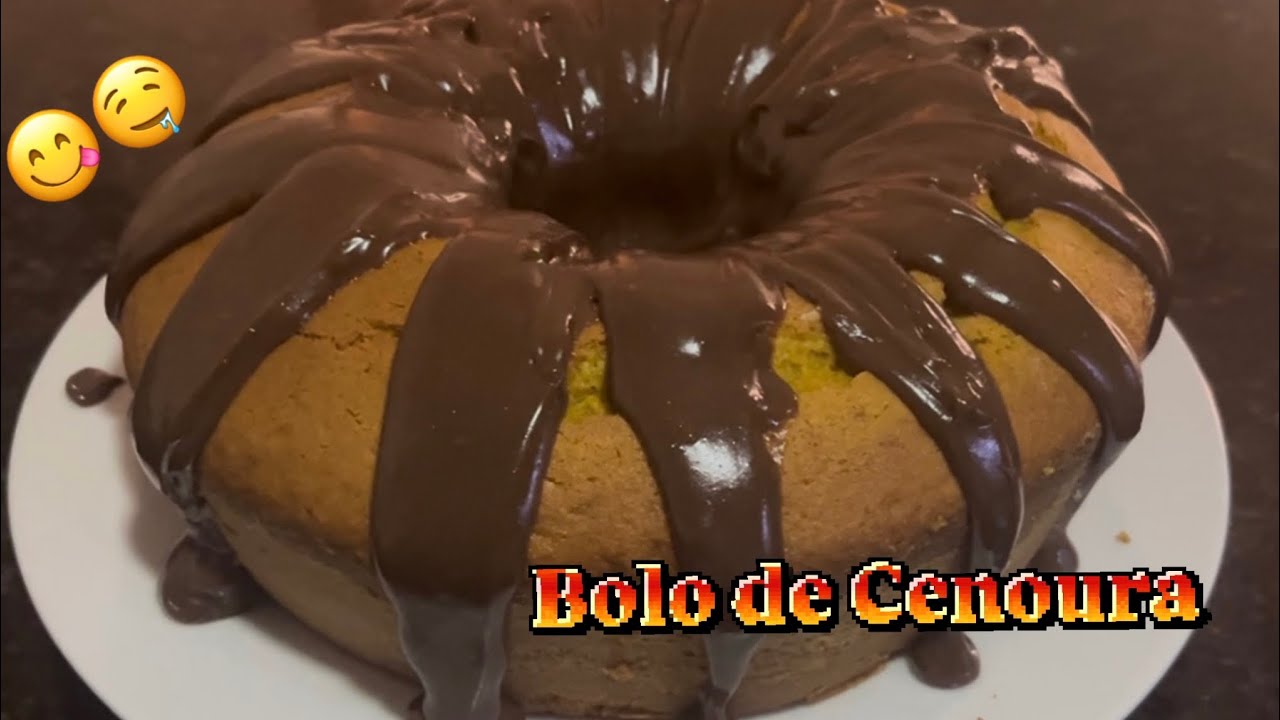 O MELHOR Bolo de Cenoura 🥕 com CHOCOLATE que VOCÊ já comeu!!!