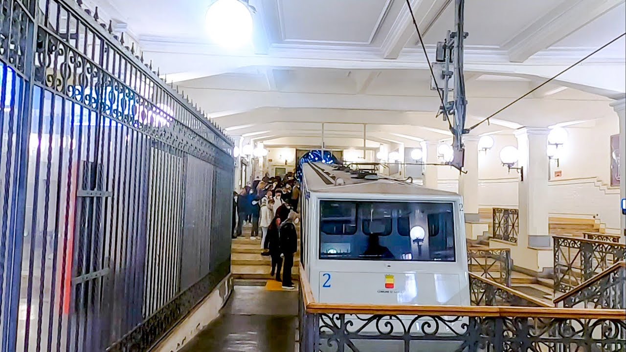 Italy Napoli | Funicular Ride From 