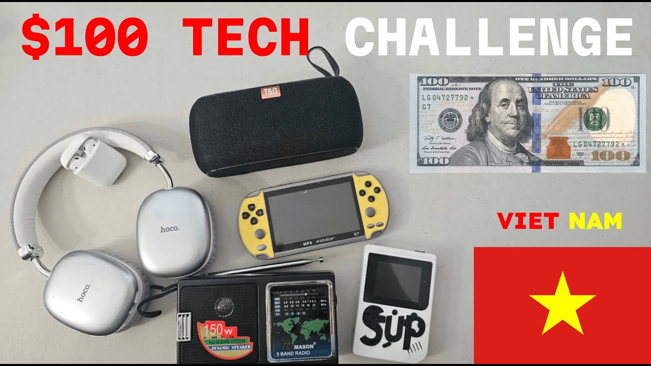 I Bought The CHEAPEST Tech In Vietnam ($100 Tech Challenge)