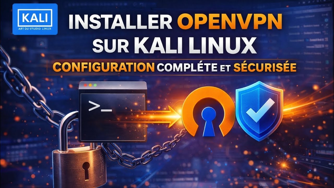 Installer OpenVPN sur Kali Linux – Configuration Complète et Sécurisée