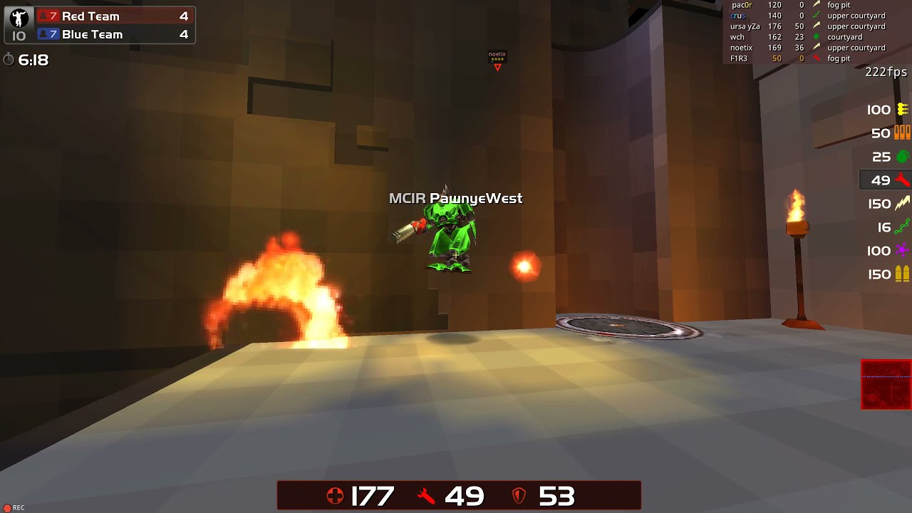 Quake Live: Rail Frenzy