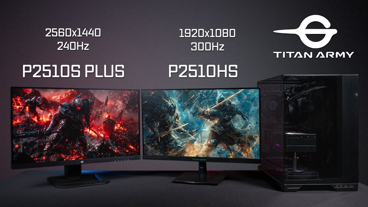 Бюджетный игровой монитор 300 Гц &mdash; Titan Army P2510HS и P2510S PLUS