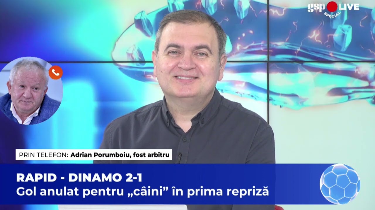 Adrian Porumboiu, verdict după faza de arbitraj din Rapid-Dinamo: „Se bat cap în cap niște lucruri”