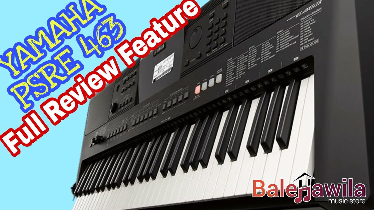 FULL REVIEW PSRE463 Fitur Fitur Lengkap Keyboard Portable YAMAHA PSRE 463