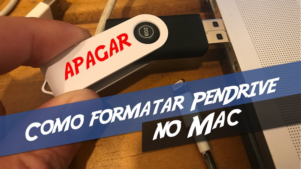 Como Formatar PenDrive no Mac ? Muito rapido
