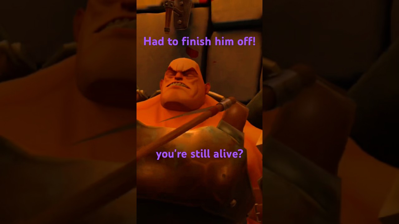 Had to finish him off 