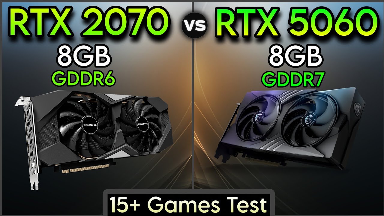 RTX 2070 vs RTX 5060 - Test In 15+ Games - How Big The Real Difference ?