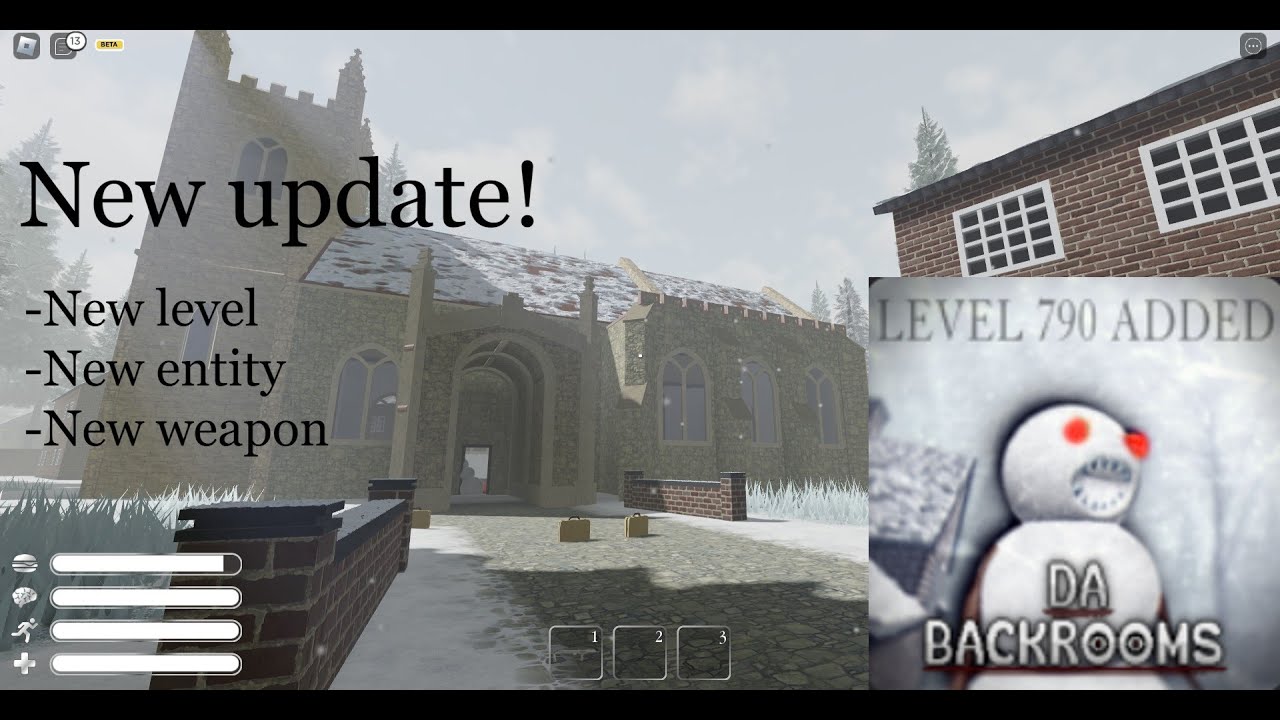Roblox Da Backrooms: New level 790 update!