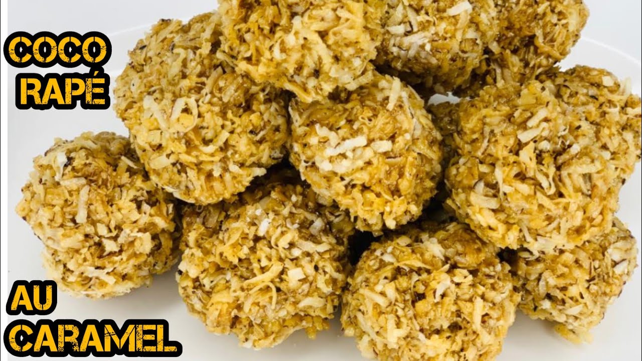 Coco rapé au caramel de sucre / Bonbon coco-caramel