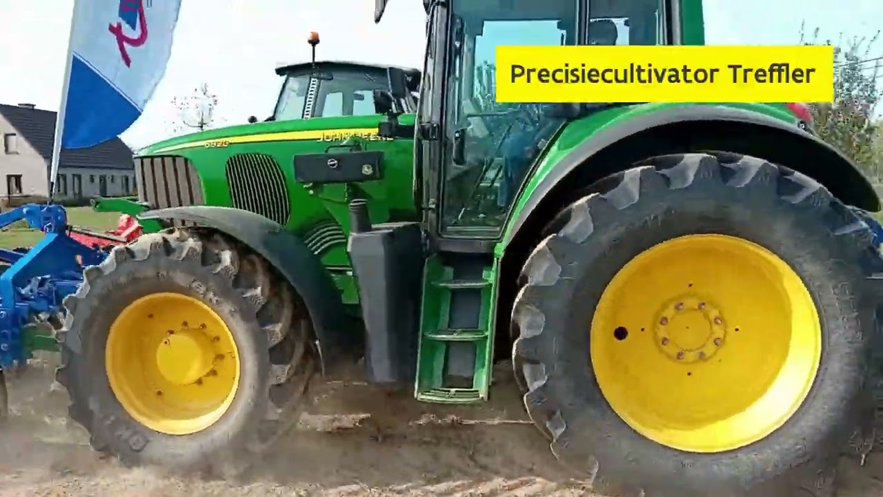 Demonstratie mechanisch inwerken groenbedekkers