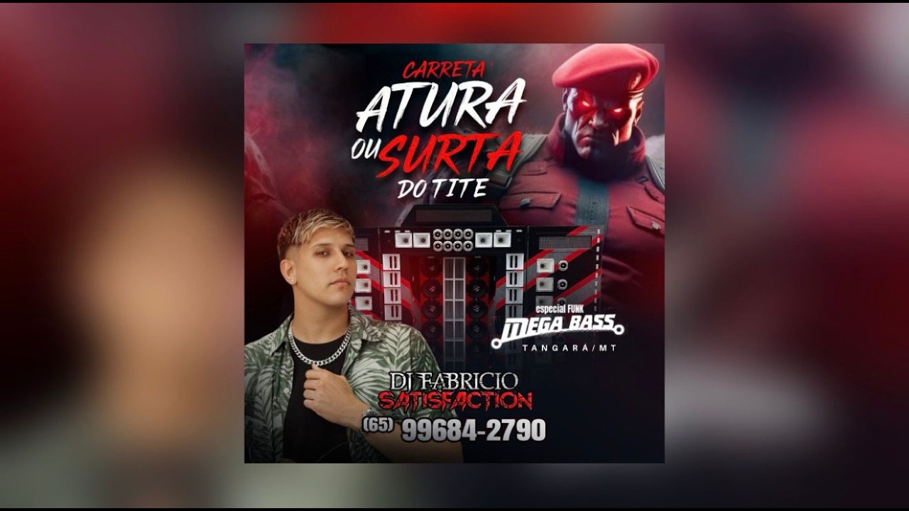 CARRETA ATURA OU SURTA - FUNK MEGA BASS [ DJ FABR&Iacute;CIO SATISFACTION ] Pique de Cuiab&aacute; 2026