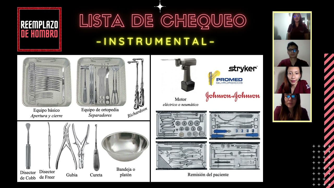 Lista de chequeo Reemplazo de hombro