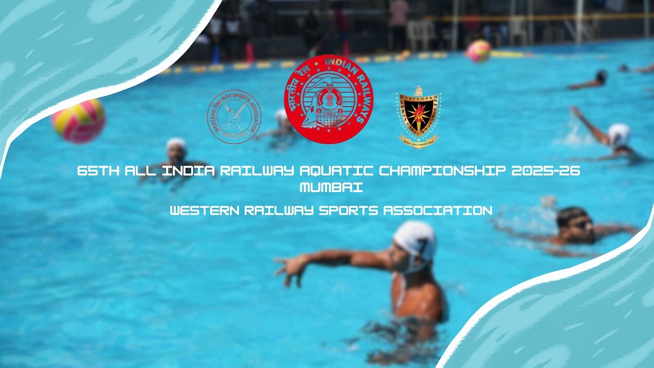 65th All India Railway Aquatic Championship 2025–26 | Western Railway Sports Association | Mumbai