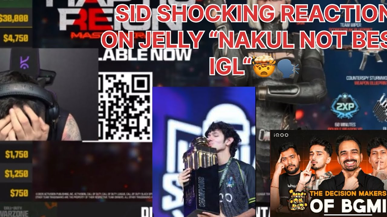S8UL SID SHOCKING REACT ON JELLY &ldquo;NAKUL NOT BEST IGL&rdquo;🤯🗣️😳