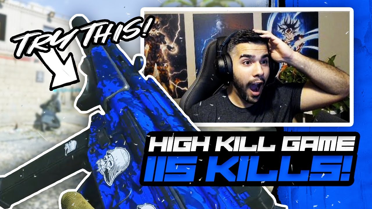 Best Class Setup for HIGH KILL Games in Modern Warfare (115 KILLS!!)