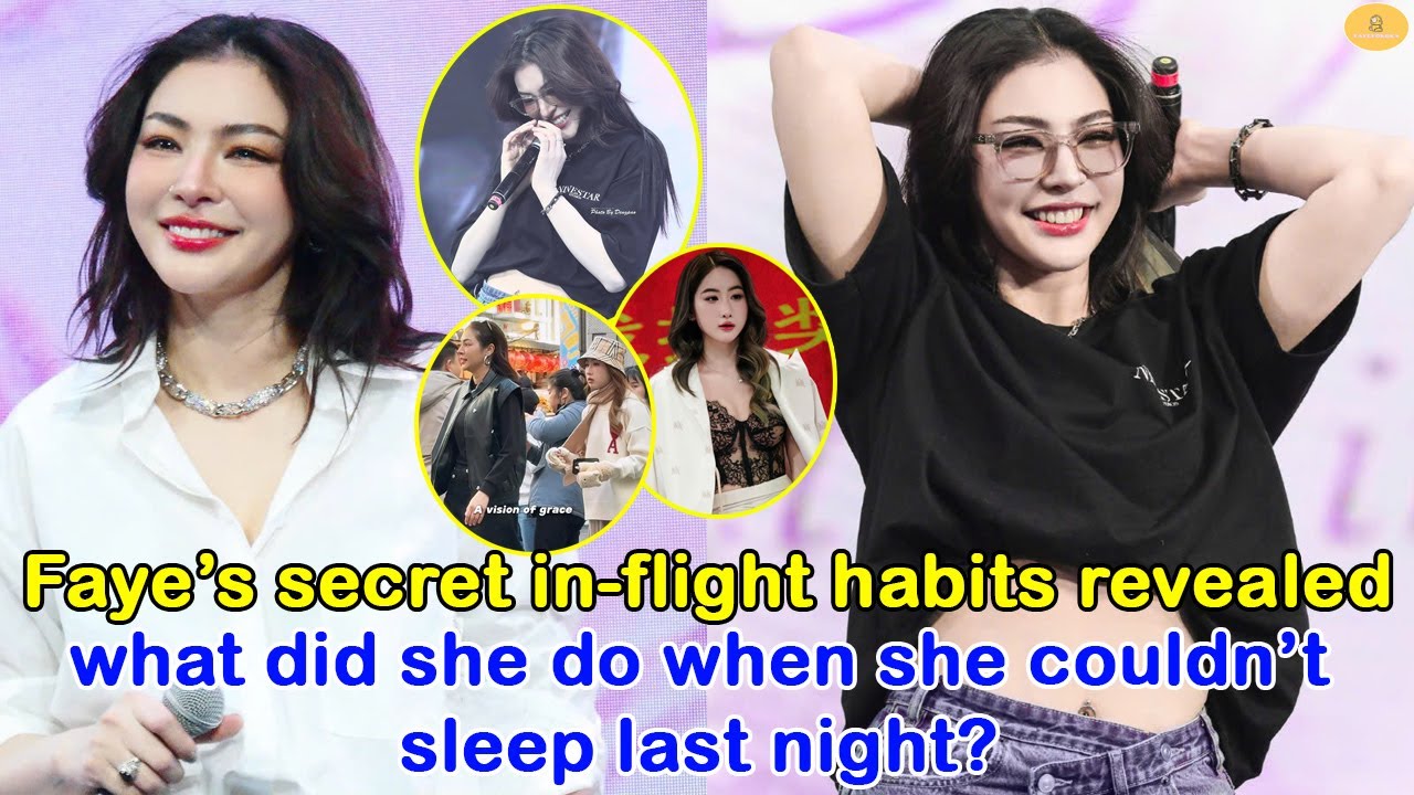 Faye&rsquo;s secret in-flight habits revealed: what did she do when she couldn&rsquo;t sleep last night?