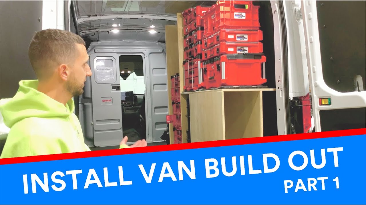 How I built custom shelving for the work van - Part 1 | Steve The Graphics Guy