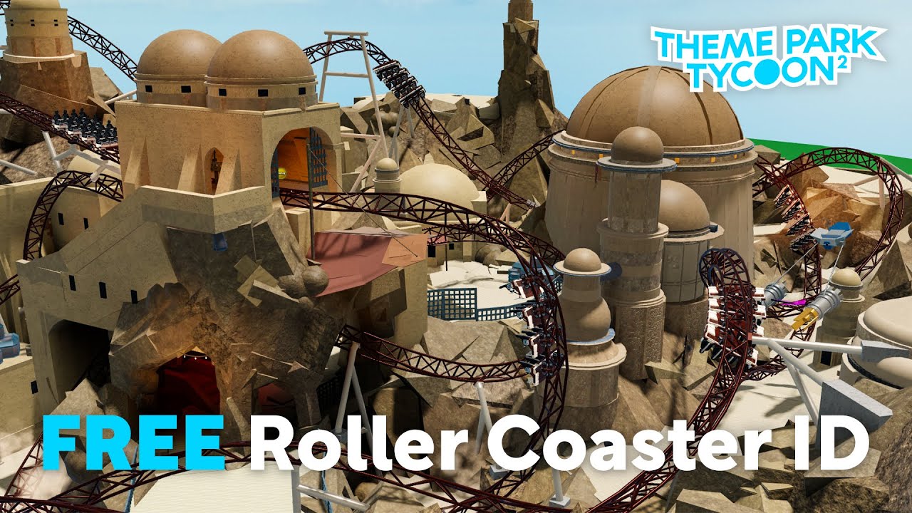 Star Wars Podracer Coaster Blueprint in Theme Park Tycoon 2!