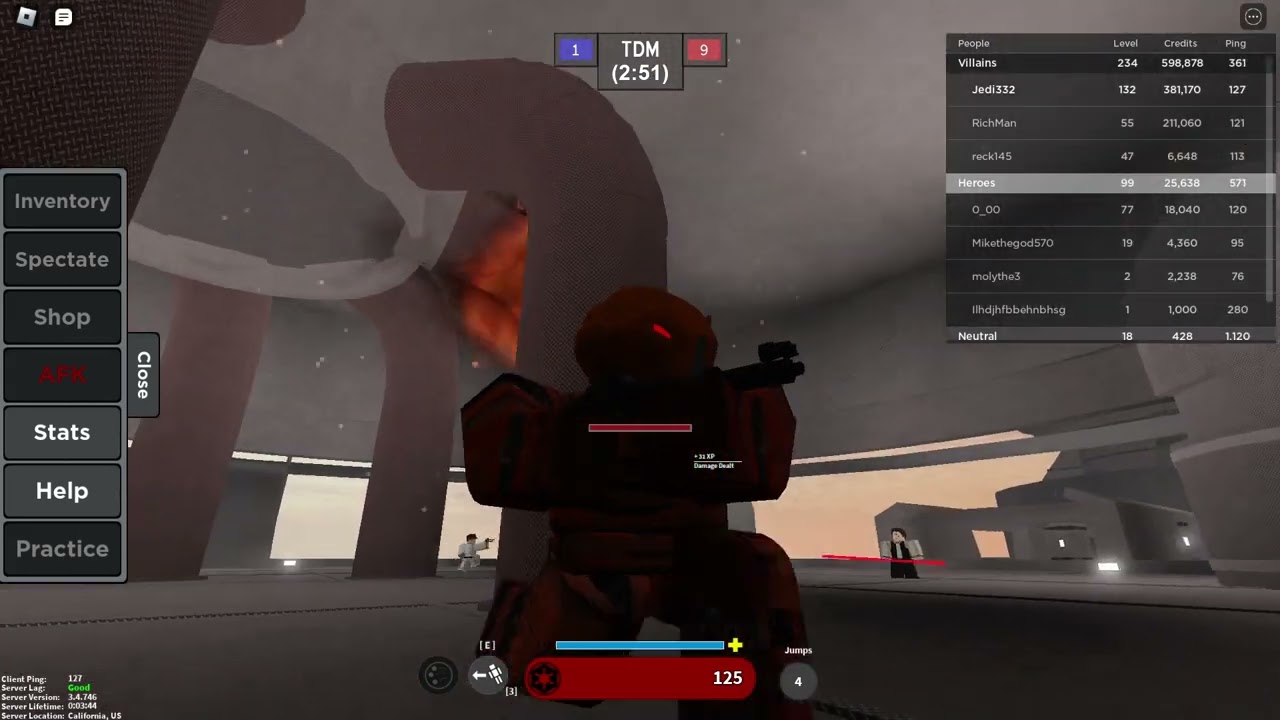 Hk-47 Gameplay Roblox HvV