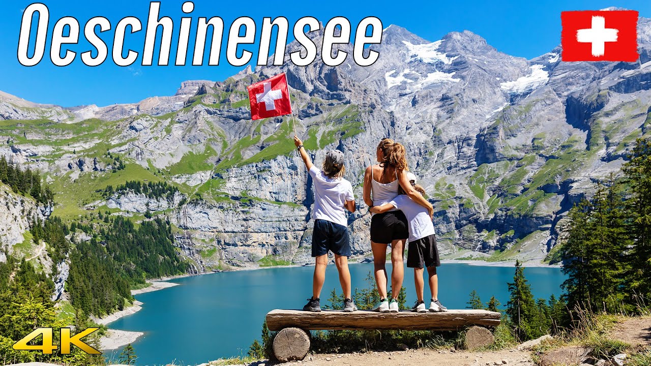 Oeschinensee Switzerland 🇨🇭 | A Beautiful Day at Oeschinensee Switzerland: Nature at Its Best 4K 60p