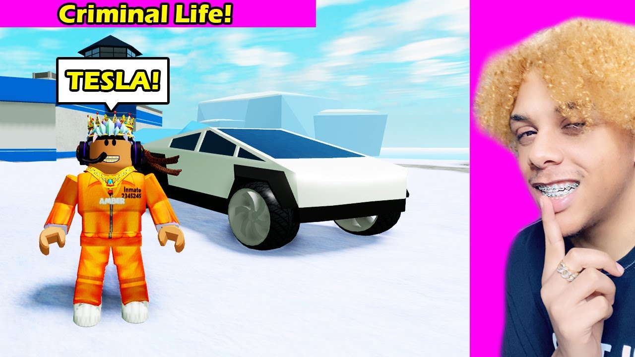 I GOT THE TESLA CYBER TRUCK! | Roblox Mad City (CRIMINAL LIFE # 1)