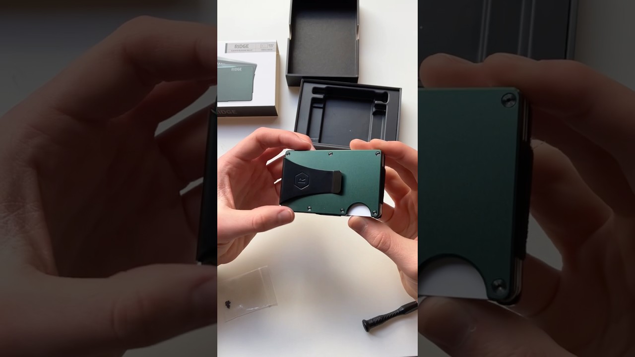 Ridge Wallet Unboxing and test