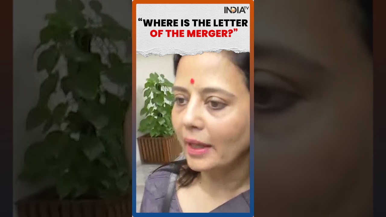 Mahua Moitra Demands Answers Over 'Merger Letter' at Key All-Party Meeting #shorts #mahuamoitra
