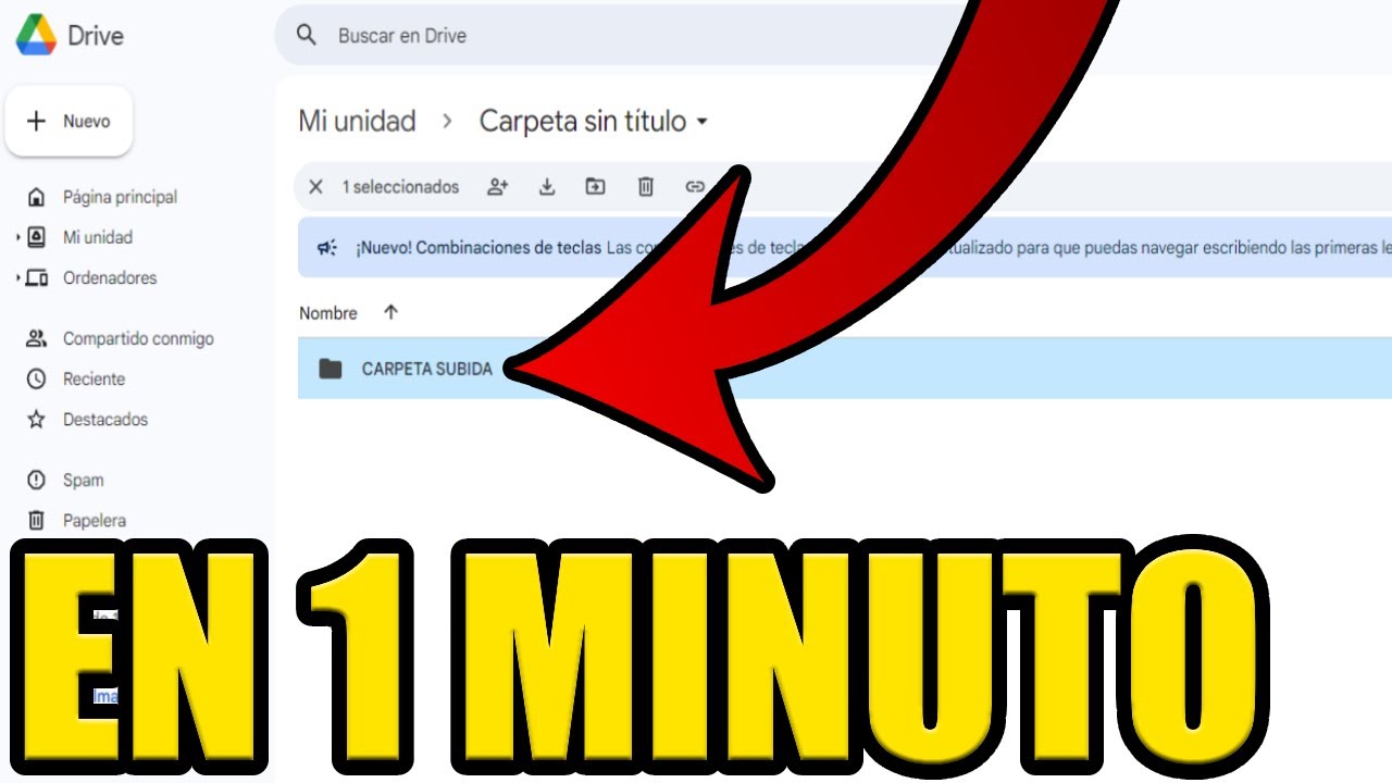 como SUBIR una CARPETA a GOOGLE DRIVE
