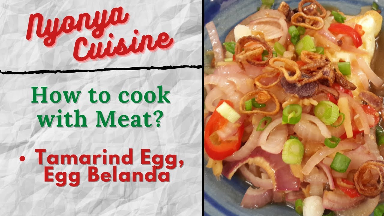 Egg Belanda | Tamarind Sauce Dish - Nyonya Pearly Kee