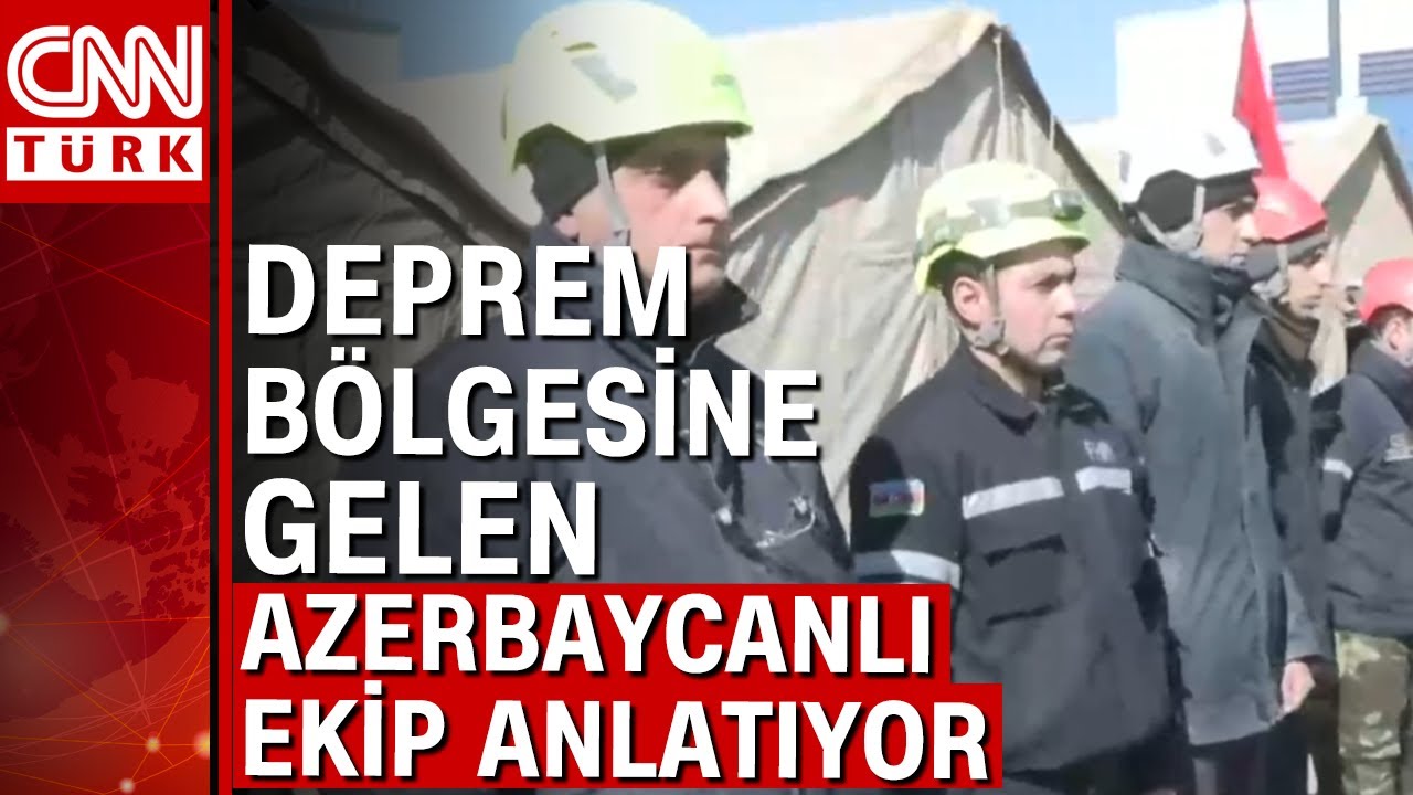 Azerbaycanlı kahramanlar anlatıyor: “Termal kamerayla enkazdakilerin yerini belirledik”