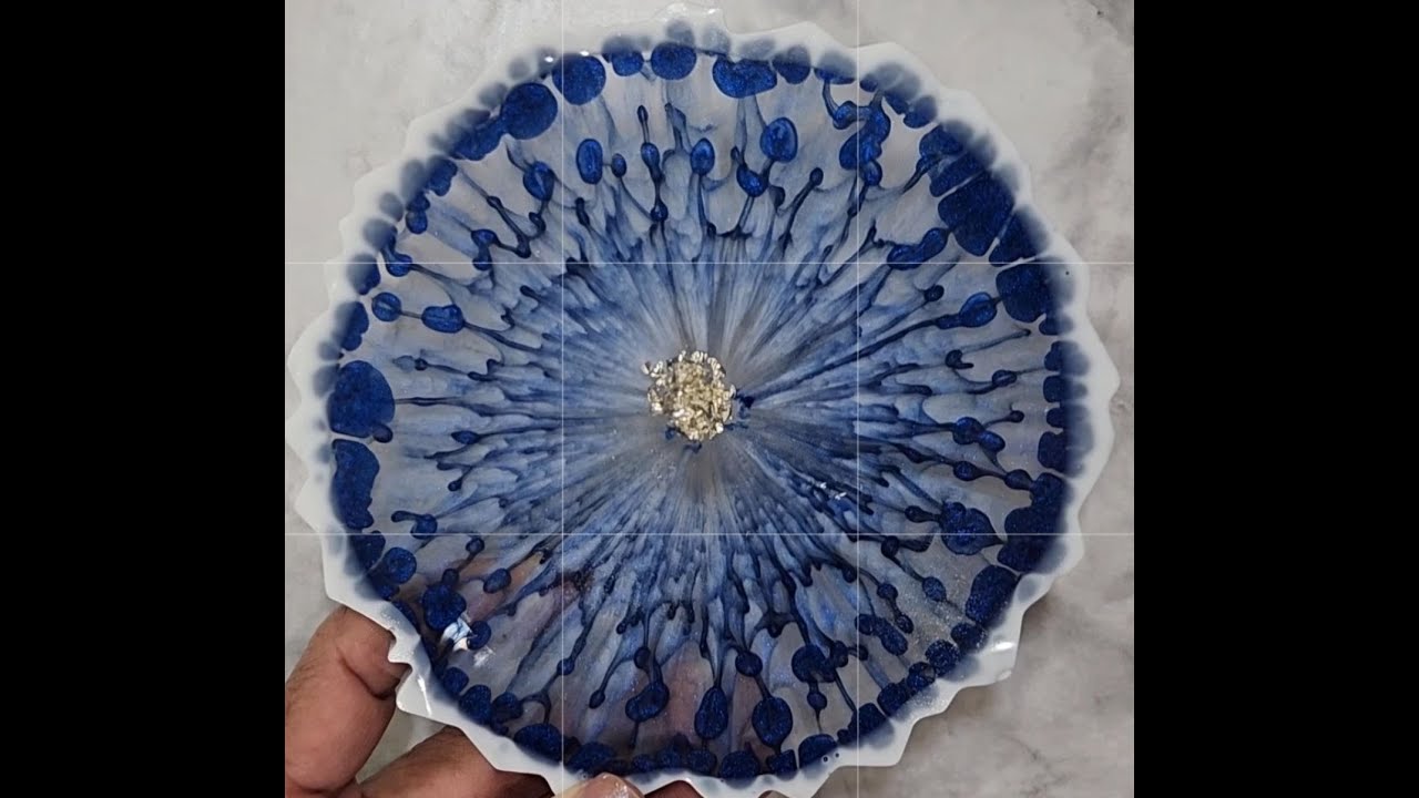 Different Resin 'Lace' Effect technique - LOVE IT!!!
