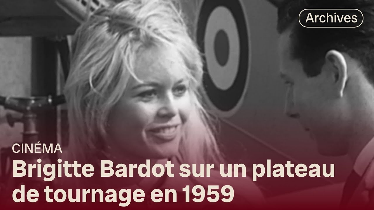 Brigitte Bardot sur le tournage de « Babette s'en va-t-en guerre »