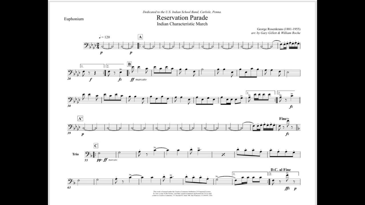RESERVATION - EUPHONIUM
