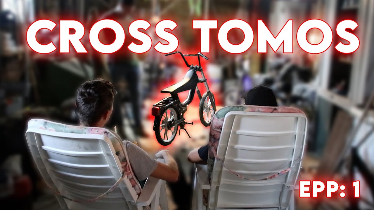 Derbi voorvork op een tomos bouwen | CROSSTOMOS | Epp 01