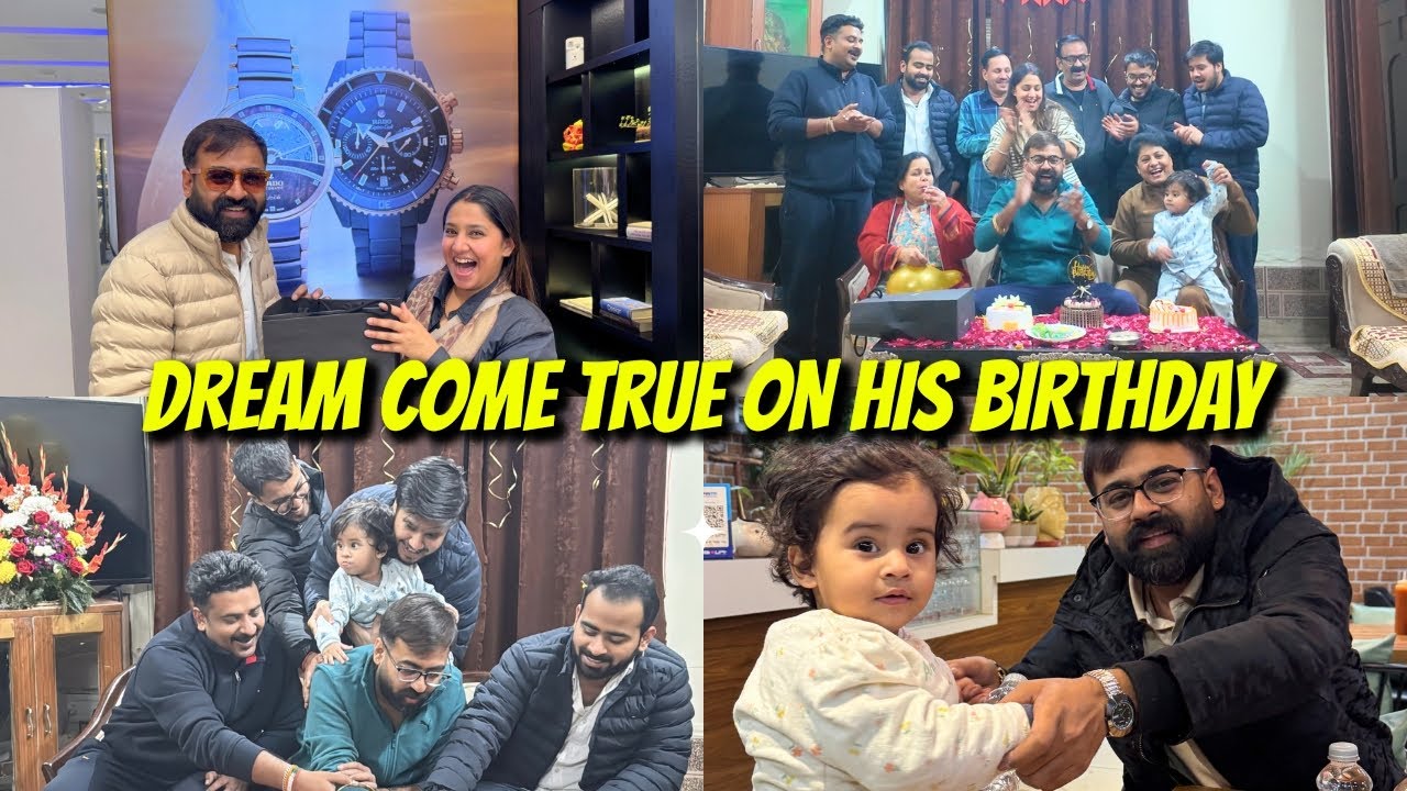 Happy Birthday Husband || Birthday Par Diya Big Surprises || Gaursahab Hue Emotional ||