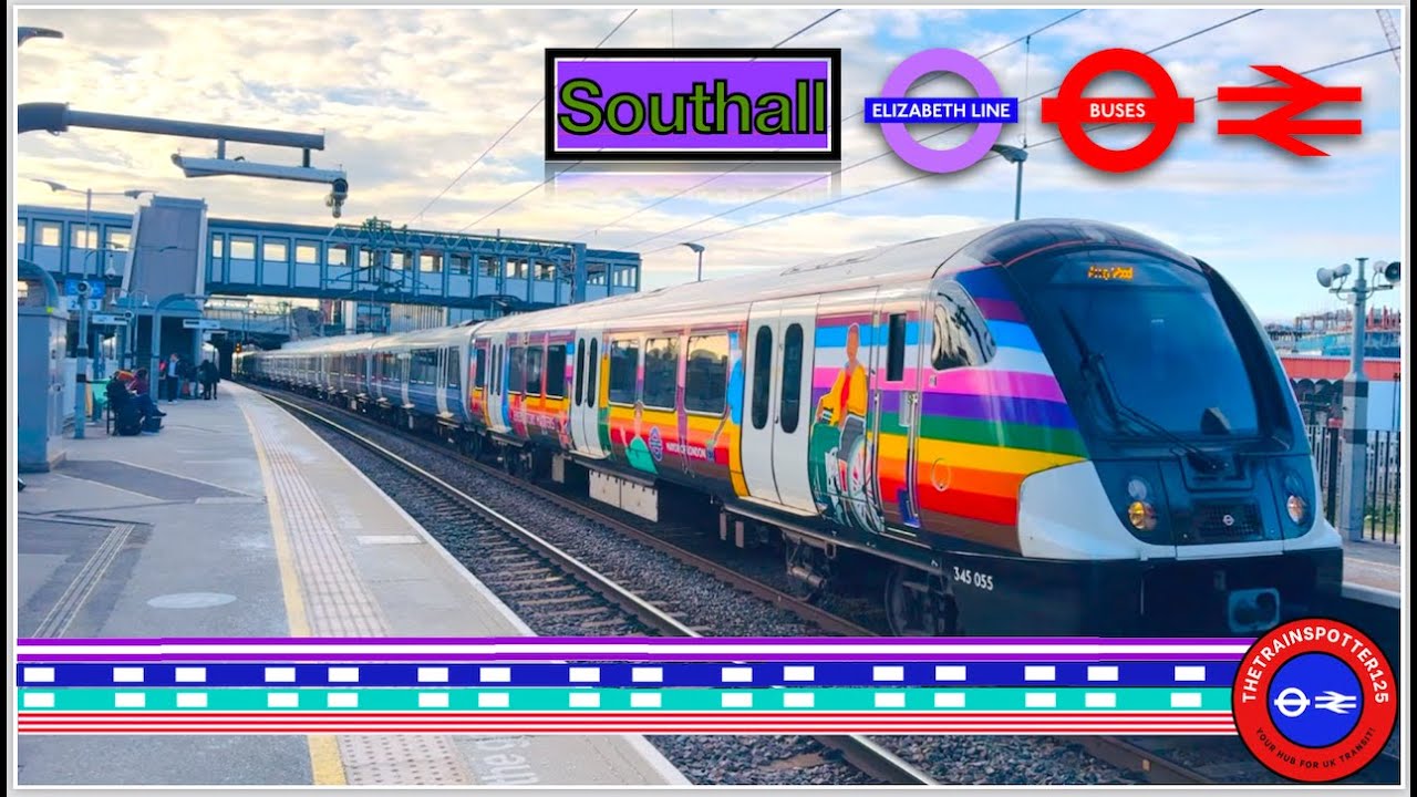 Trains and Buses at Southall Station! [STL] - GWML (27/02/2024)
