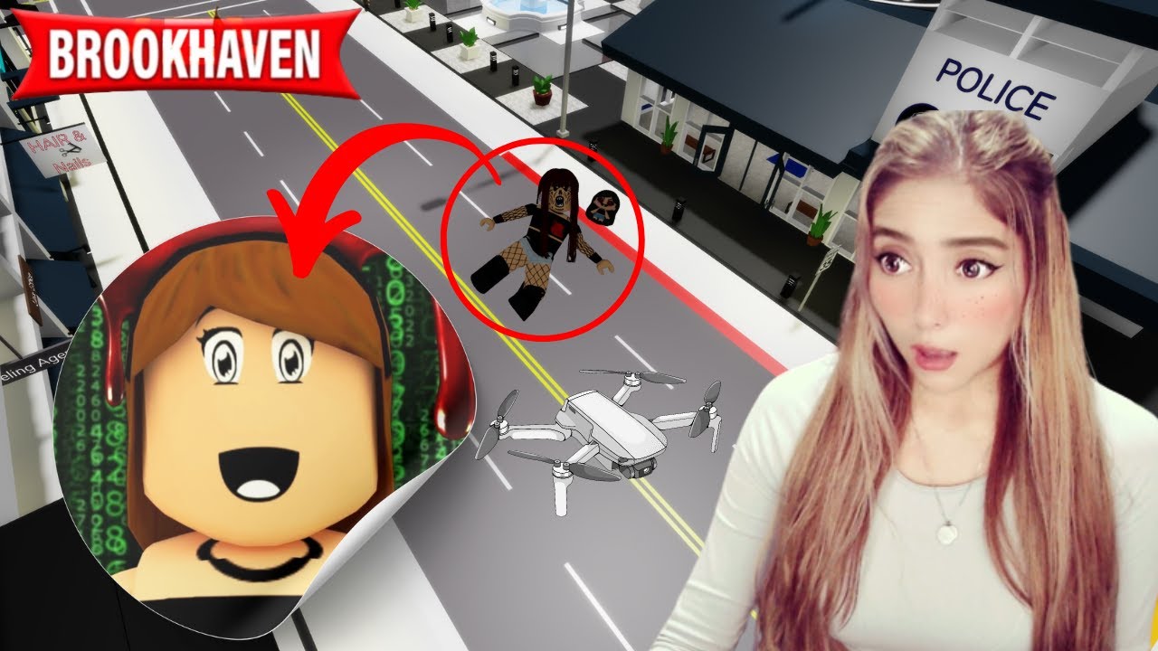 😱 US&Eacute; un DRON a las 3 AM en BROOKHAVEN y CAPT&Oacute; COSAS ATERRADORAS | Valery Rm