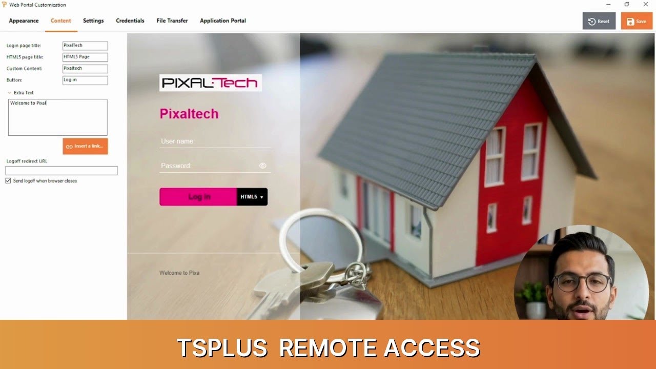 TSplus Web Portal Customization | Brand Your Login Page