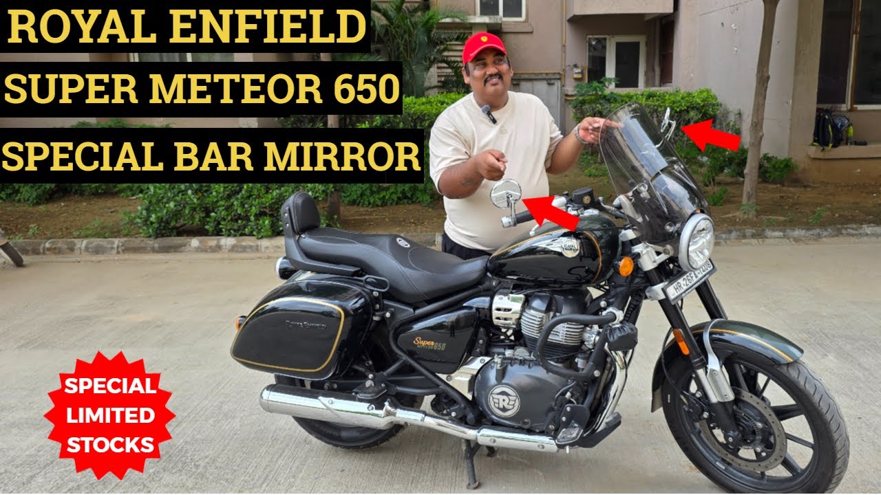 Royal Enfield Super Meteor 650 Special Bar End Mirrors | The Ultimate Upgrade 🔥🔥🔥| Vlog No 734