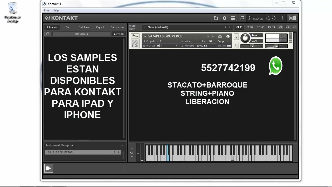 SAMPLES GRUPEROS LOS BUKIS Y LIBERACION PARA KONTAKT FREE GRATIS