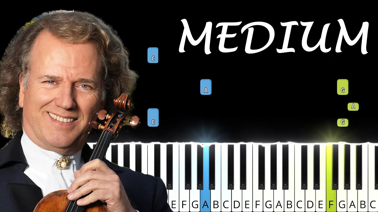 Highland Cathedral | Ulrich Roever & Michael Korb | MEDIUM PIANO TUTORIAL + SHEET MUSIC by Andantino