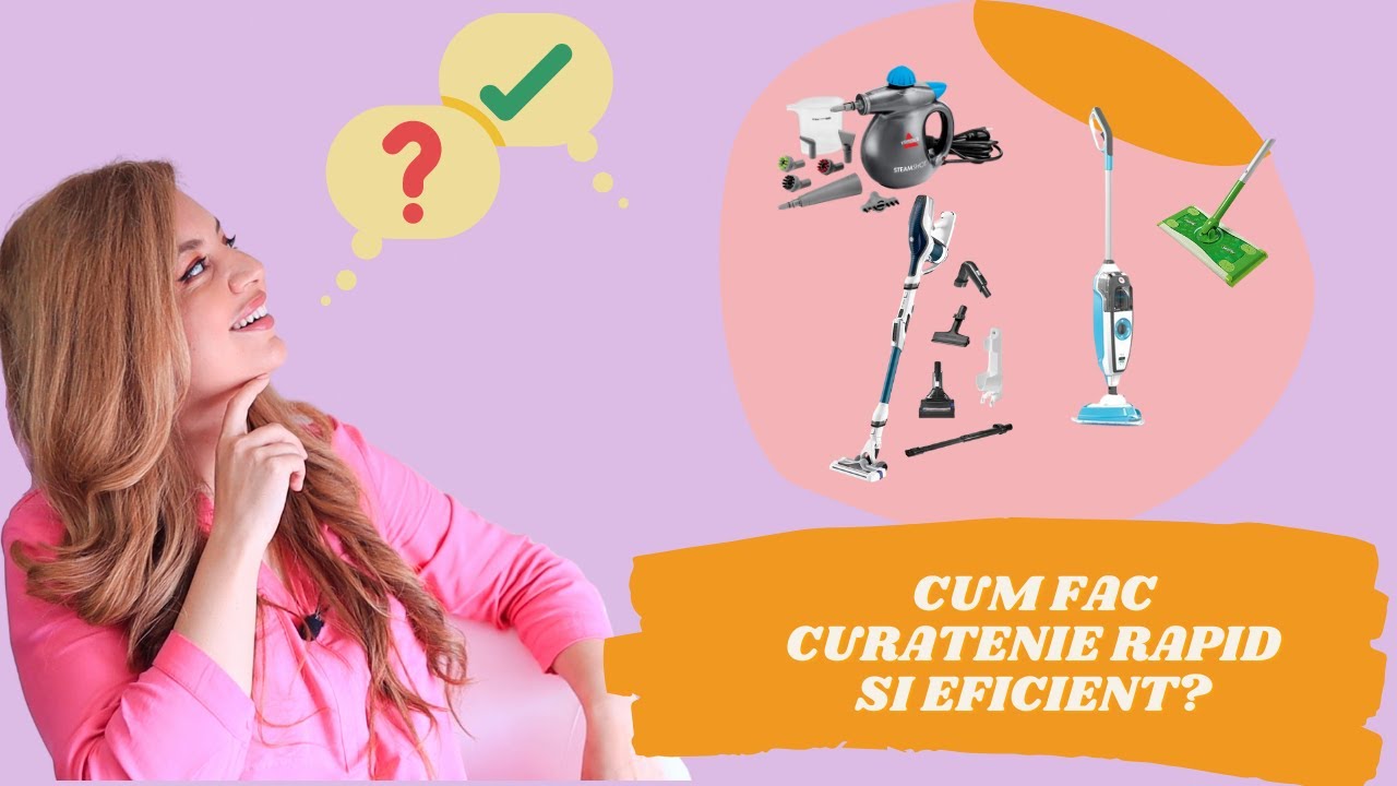 Cinci produse geniale pe care le folosesc să fac curățenie | Cum fac curat rapid și eficient? 💪