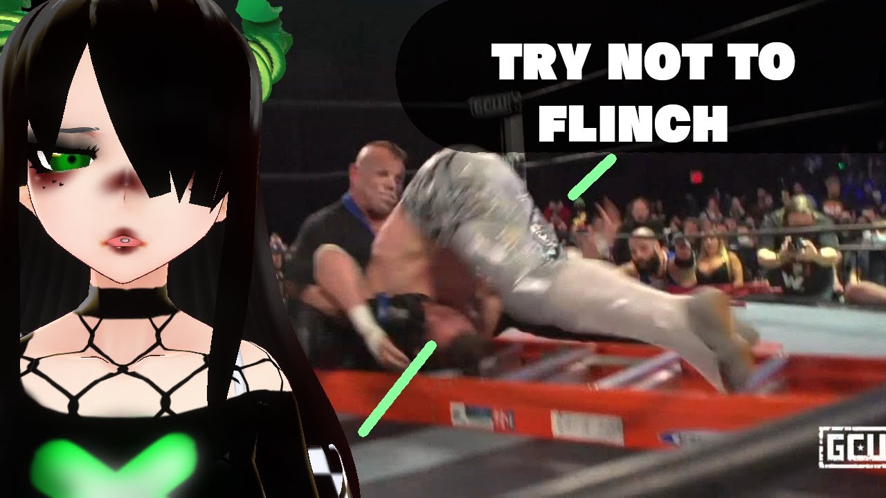 Let's Try A Pro Wrestling Try Not to Look Away Challenge! | Wraith Reacts