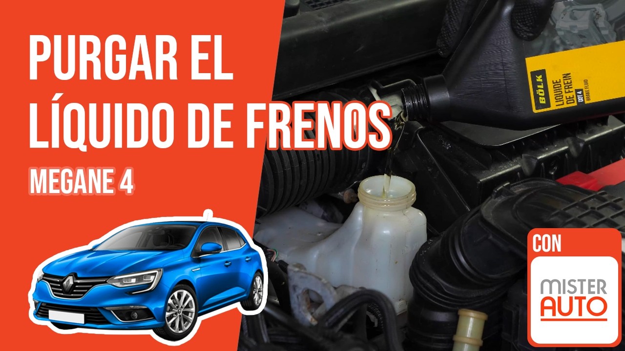 Cómo purgar el líquido de frenos Megane 4 🚗
