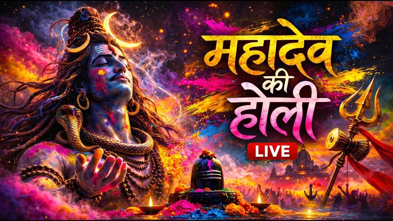 महादेव की होली 🔥 LIVE | Holi Special Shiv Bhajan 2026 | Mahadev Holi Bhakti Sangeet